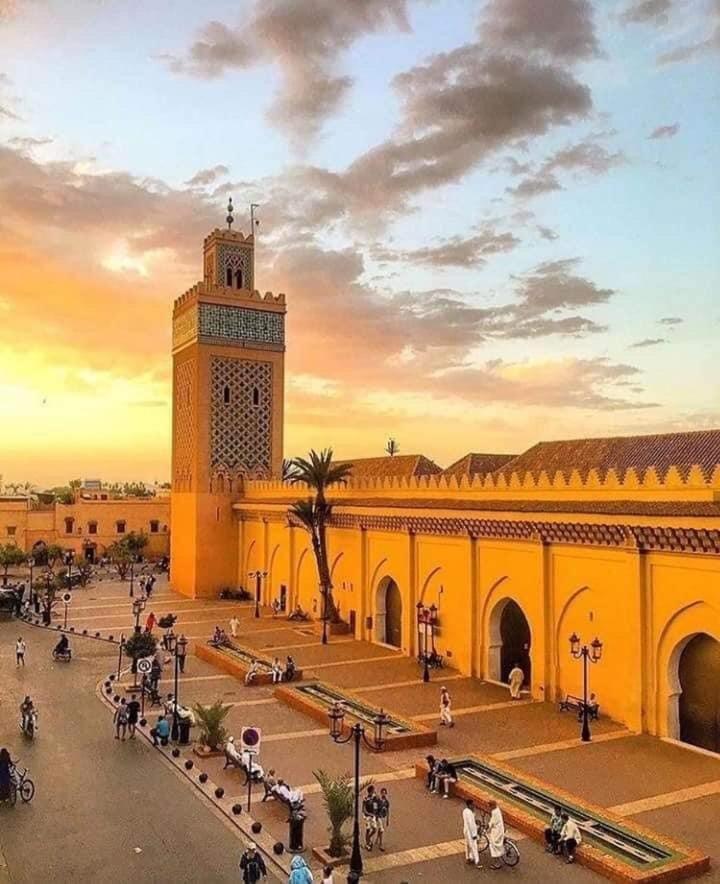 Authentic Moroccan Charm Apartment In Marrakech Terrace Marrakesch Exterior foto